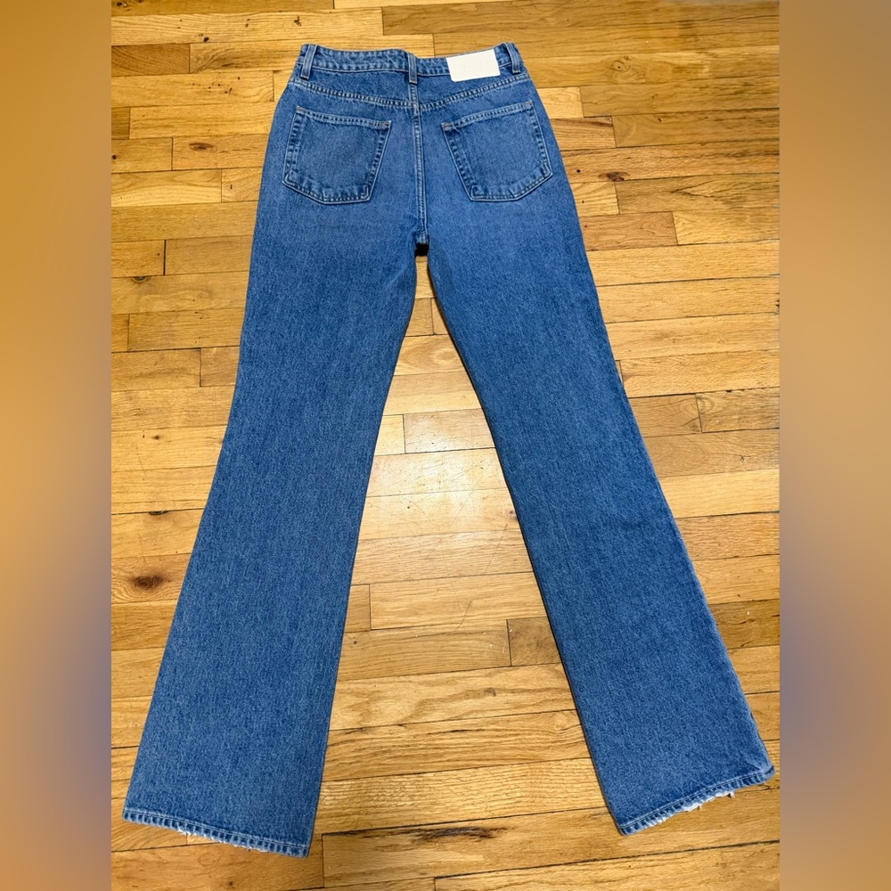GRLFRND The Melanie High Rise Boot Cut in Lovers Lane (EUC) - Picture 12 of 16